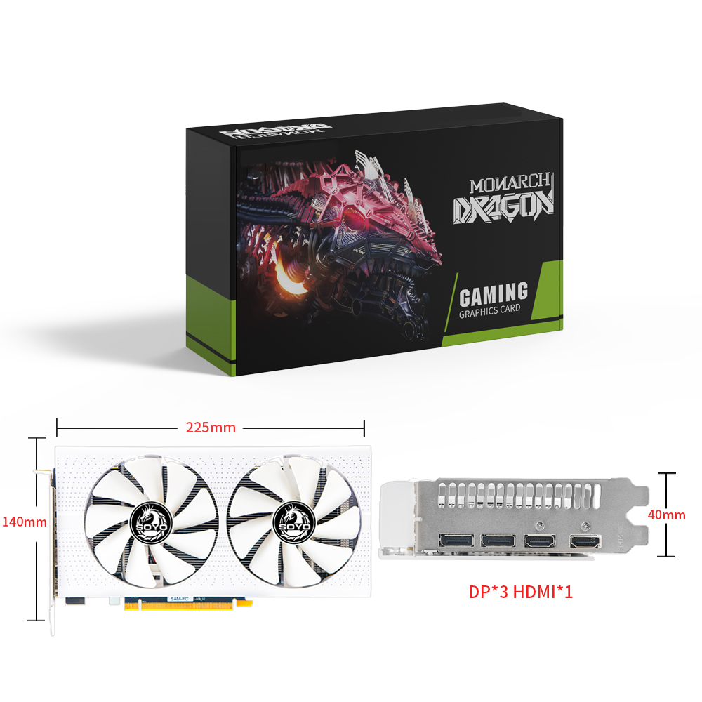 Rtx 3070 8Gb Graphics Card - SOYO AMD Radeon RX580 8 GB