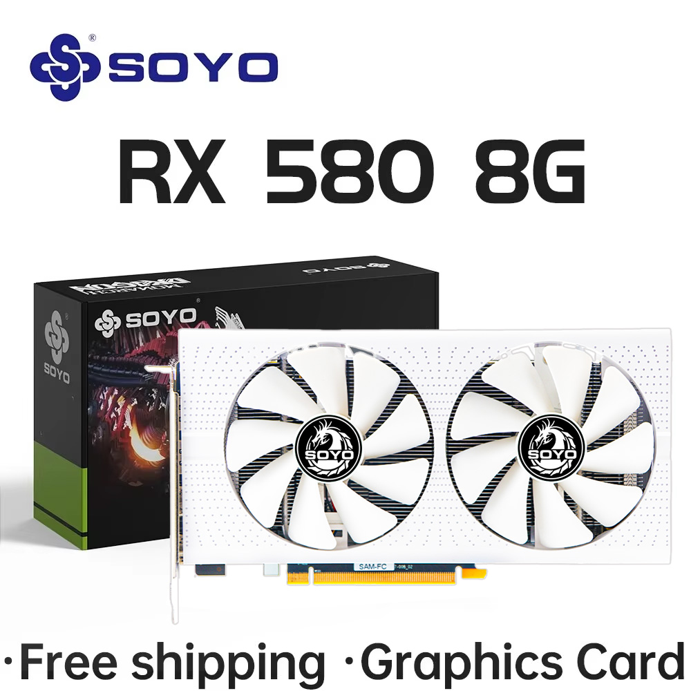 SOYO AMD Radeon RX580 8 GB Gra - Rtx 3070 8Gb Graphics Card incelemesi ve fiyatı