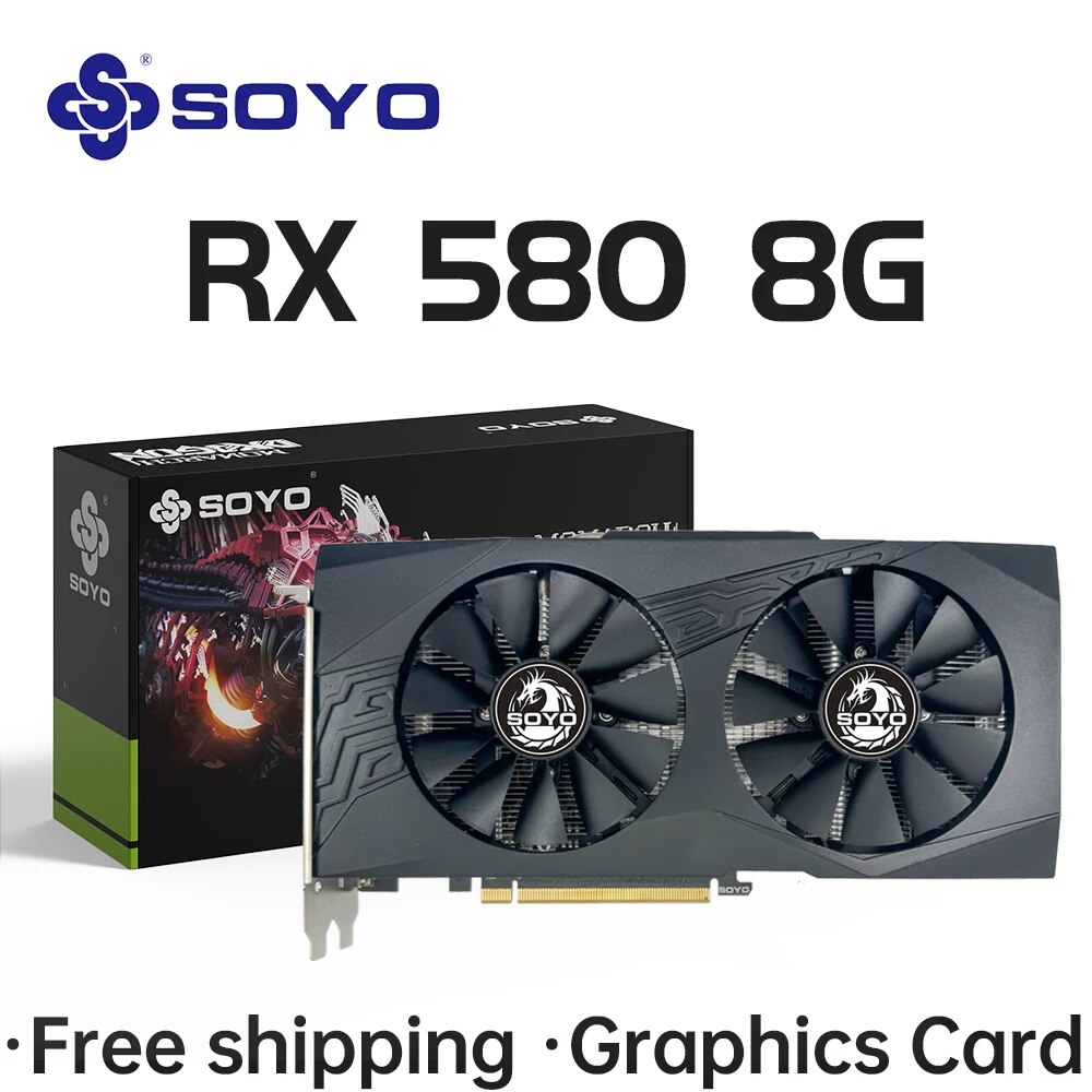 SOYO AMD Radeon RX580 8 GB Gra - Rtx 3070 8Gb Graphics Card incelemesi ve fiyatı
