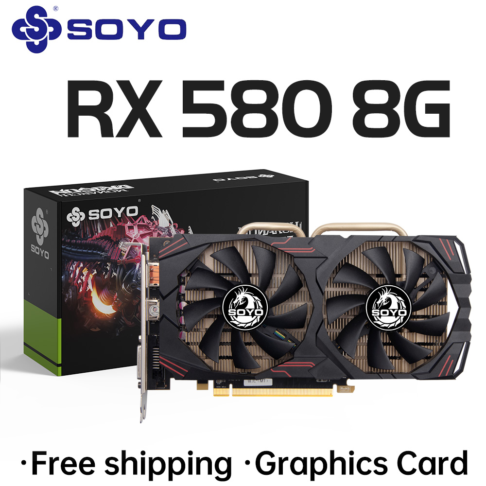 SOYO AMD Radeon RX580 8 GB Gra - Rtx 3070 8Gb Graphics Card incelemesi ve fiyatı
