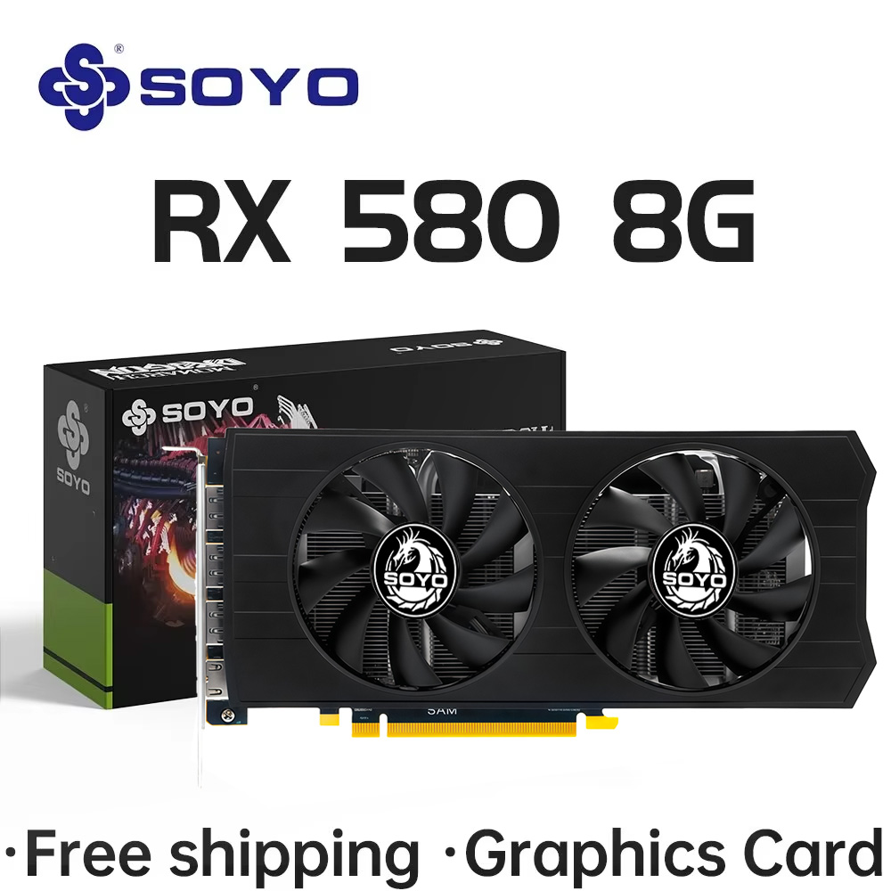 SOYO AMD Radeon RX580 8 GB Gra - Rtx 3070 8Gb Graphics Card incelemesi ve fiyatı
